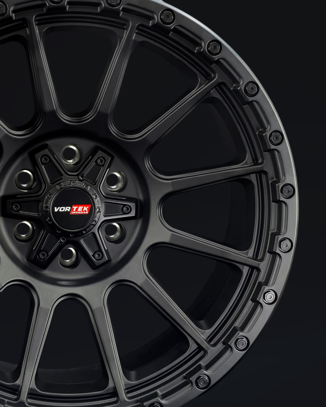 17'' Matte Black 5 Lug Truck Wheels | VRT 606 Off-Road