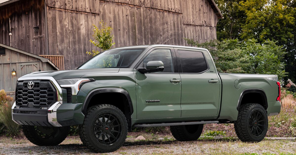 Offroad Wheels On Street-Truck
